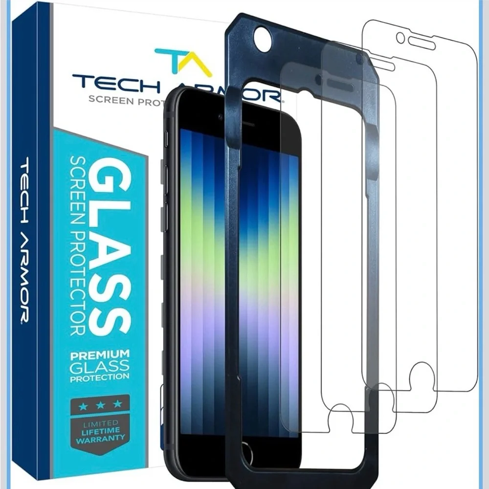 Ballistic Tempered Glass Screen Protector 3 pack. New